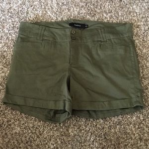 Torrid army green shorts